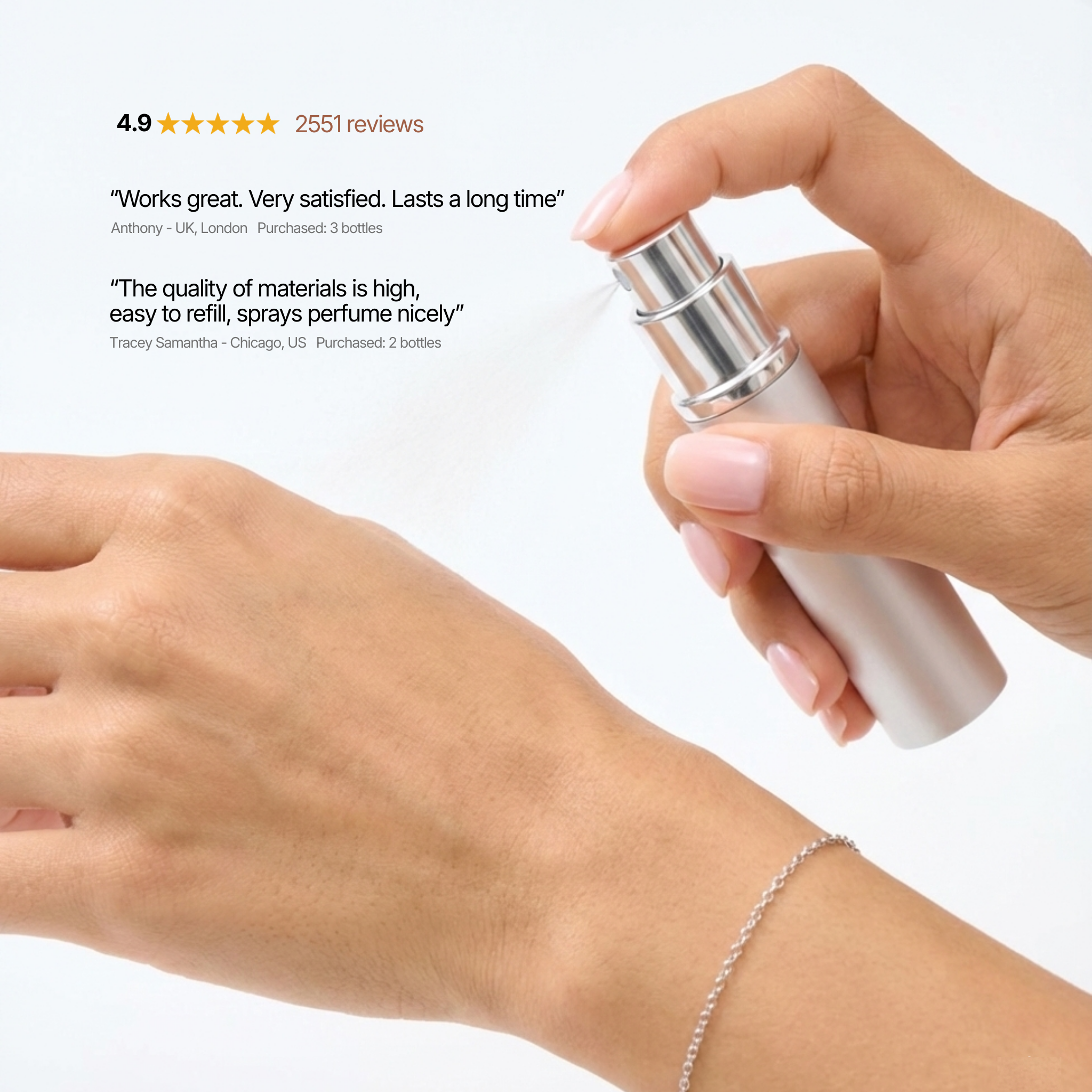 Premium Refillable Perfume Bottles